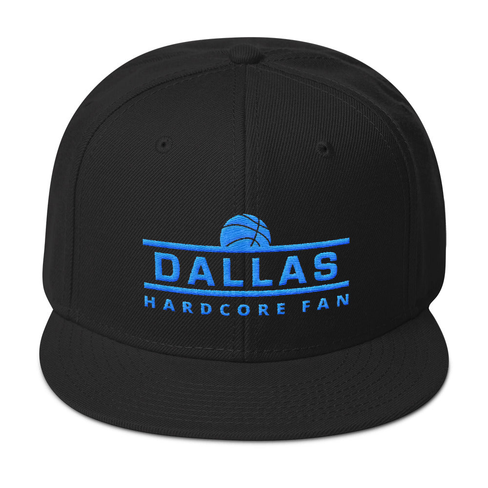 Dallas Hardcore Fan Snapback Hat.