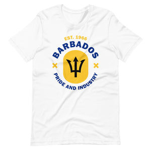Barbados Pride (Solid Color Design) Est. 1966 - (Unisex T-Shirt)